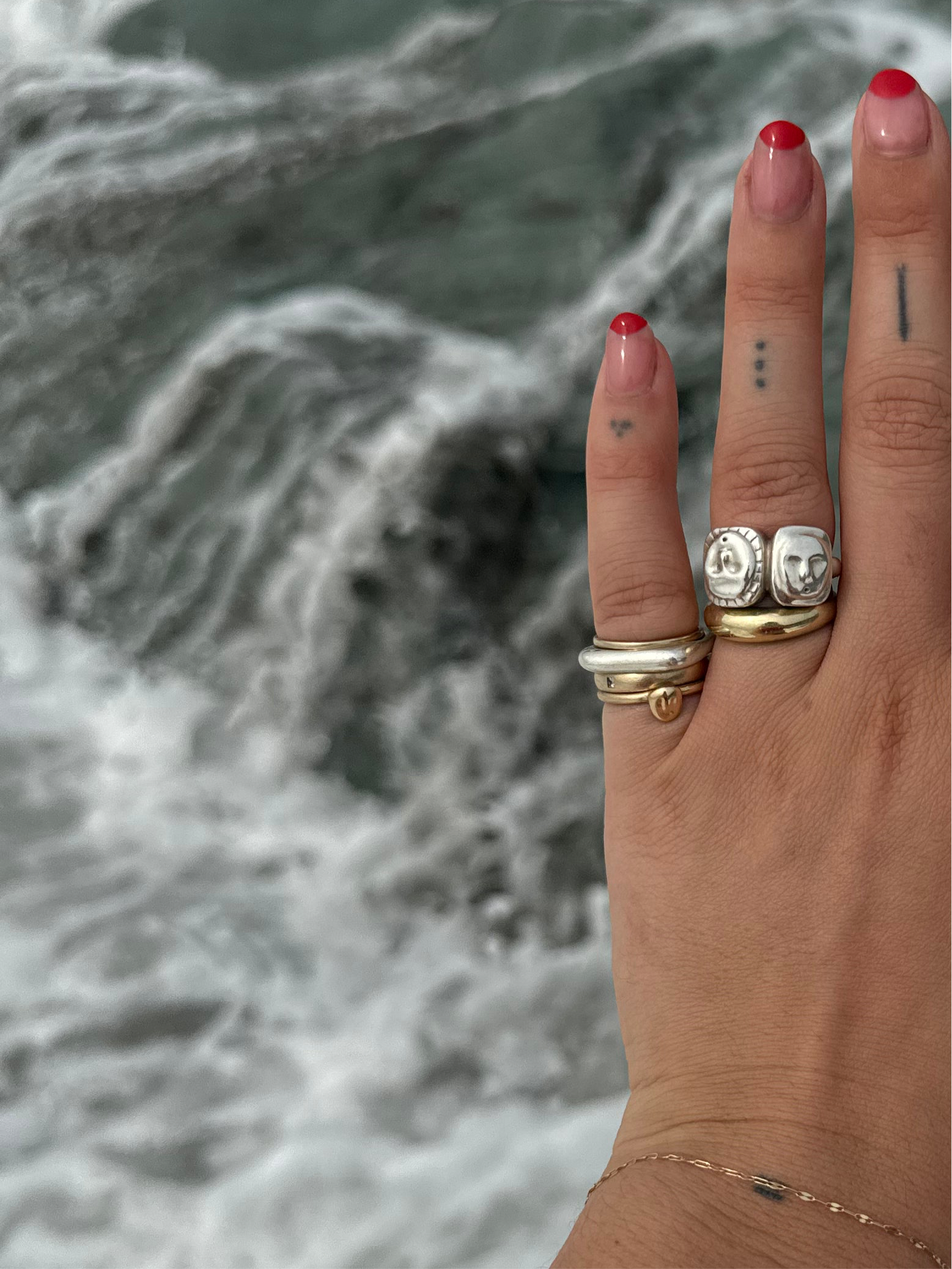 slim square ring