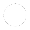 Sterling silver bar chain necklace by em jono