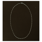 Sterling silver bar chain necklace by em jono