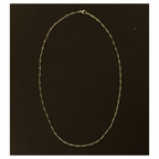 14k Gold bar chain necklace by em jono