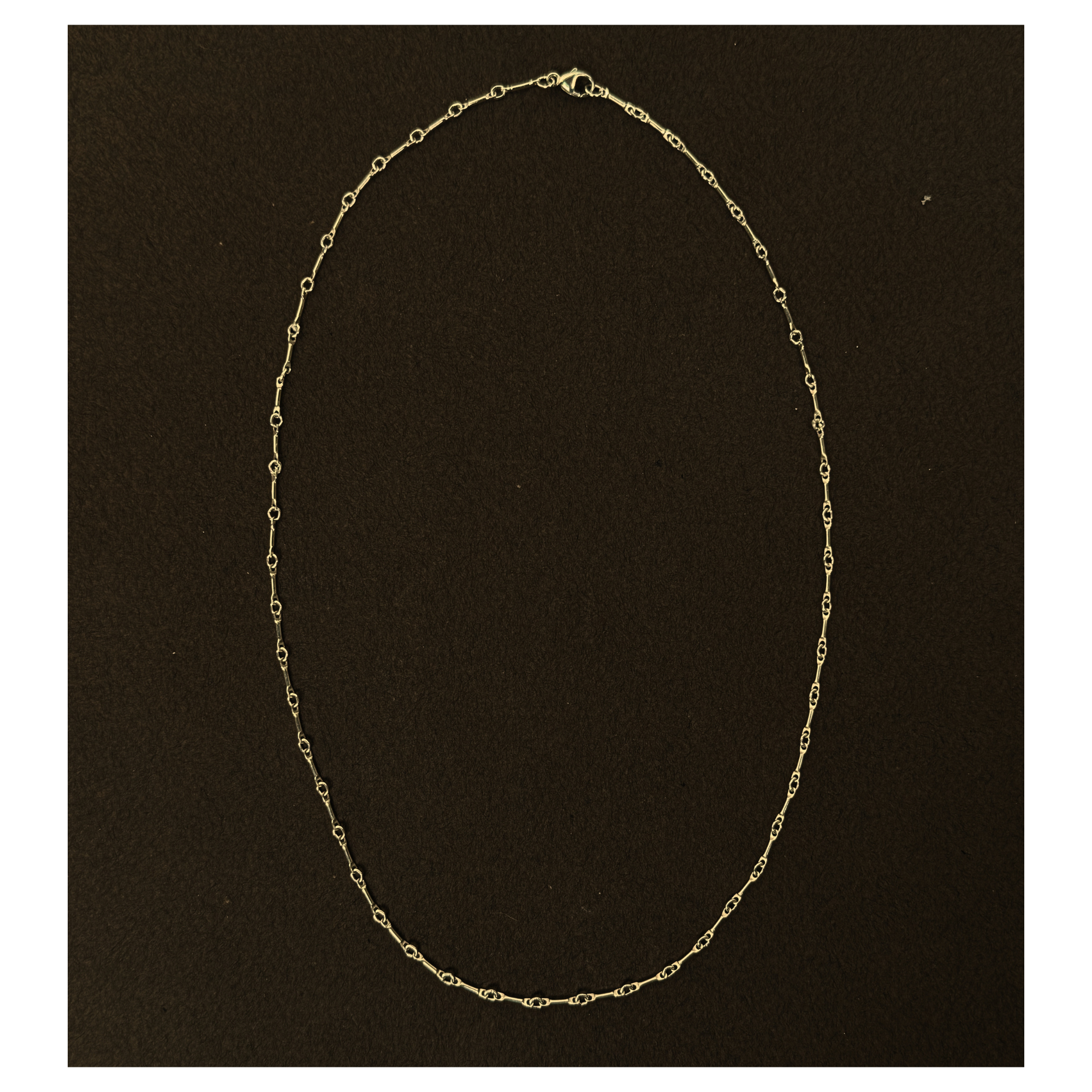 14k Gold bar chain necklace by em jono