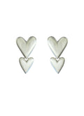 heart drop earrings