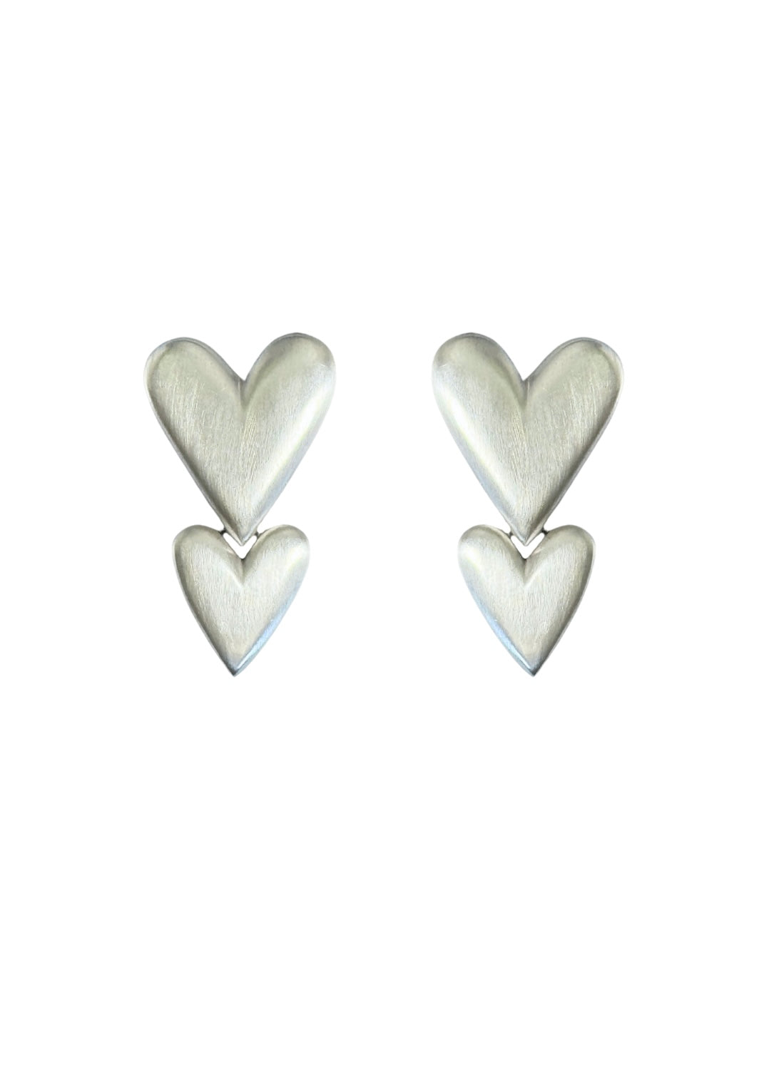 heart drop earrings