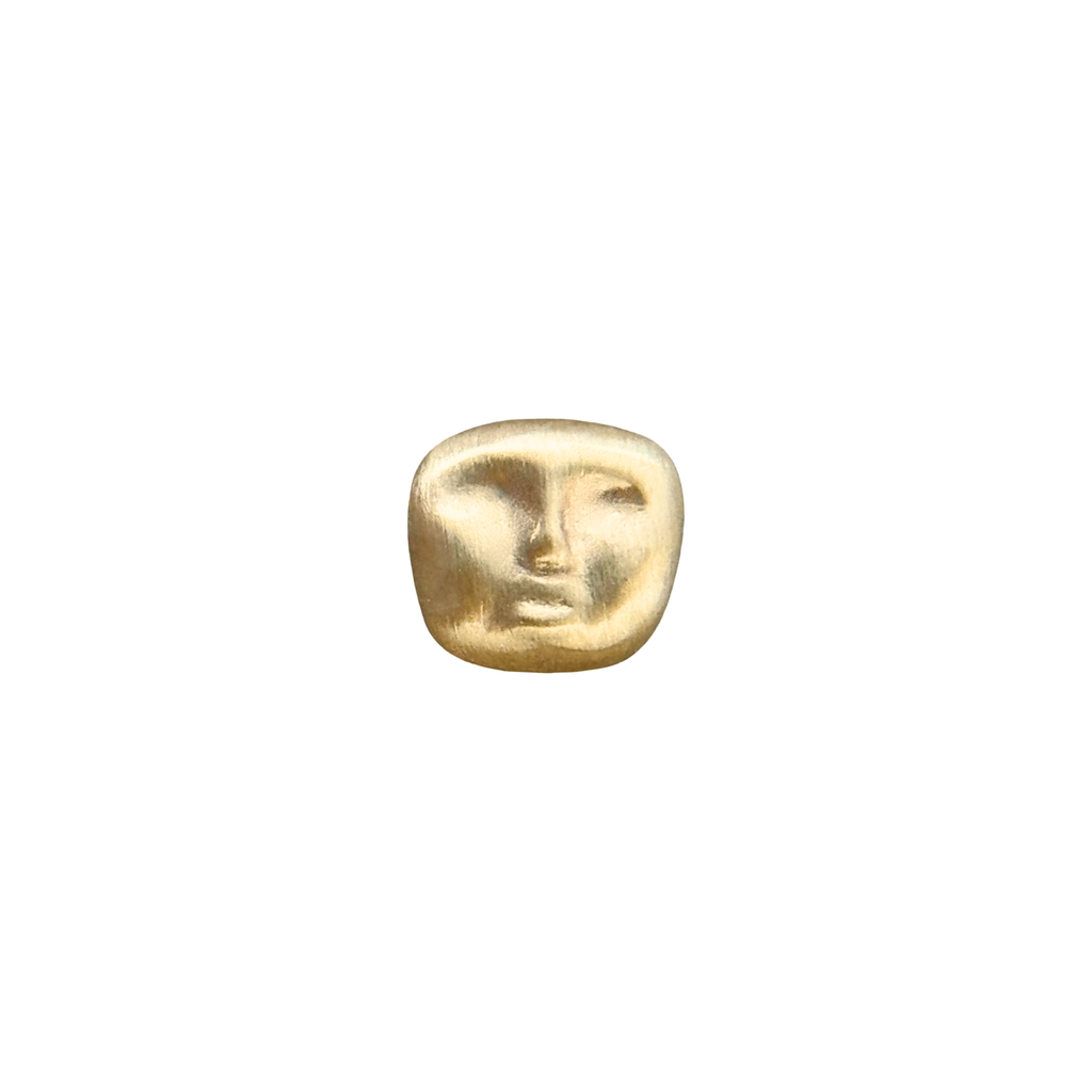 lrg face stud | gold