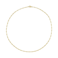 14k Gold bar chain necklace by em jono 
